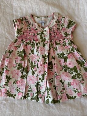 Dulces Infant Baby Girl Floral Print Dress 3-6 Months